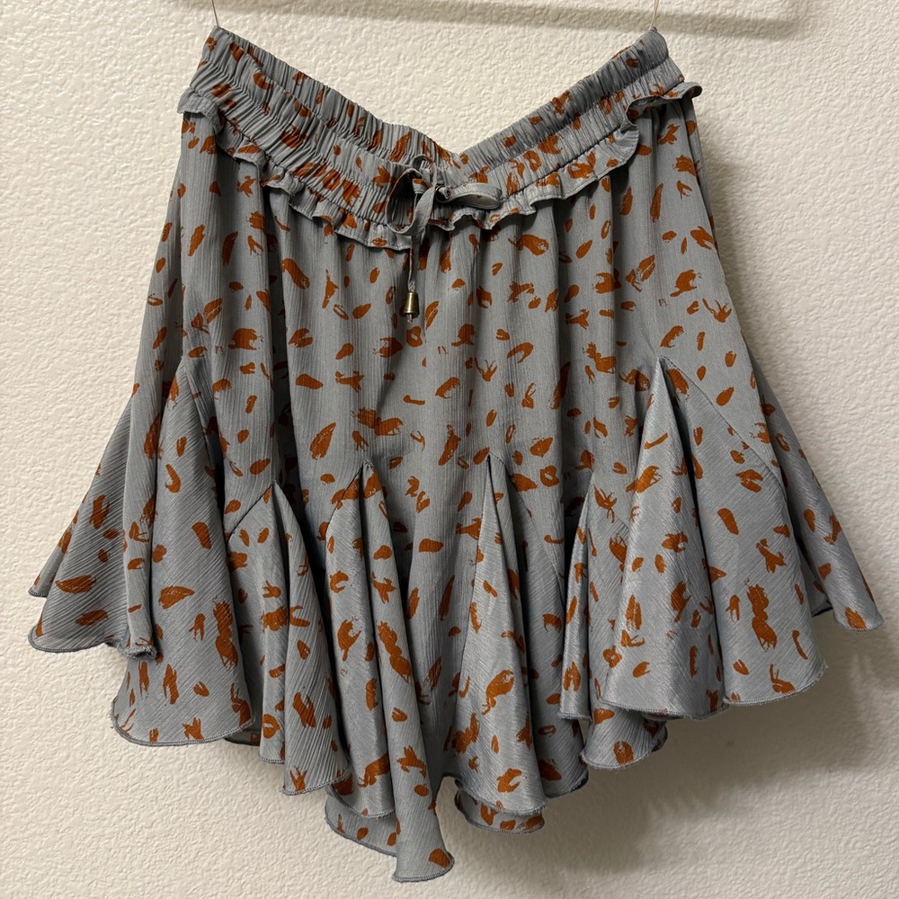 Cheetah print Skater Skirt